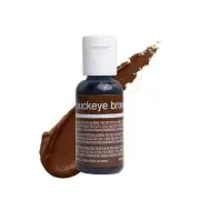 Chefmaster Buckeye Brown Liqua-Gel Food Coloring 0.7oz Vegan Kosher Halal