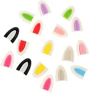 Generic 9 Pairs Doll Ear Accessories Stuffed Bunny Rabbit Ears Easter Charms Bunny Ears Small Bunny Ear Hair Clips Phone Case DIY Hairband Decor Hairpin Charm Bunny Squeeze Resin