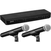 Shure BLX288/PG58-H9 Dual Handheld Wireless Microphone System (H9: 512-542 MHz)
