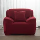 Solid Color Sofa Cover Slipcover Elastic Material Couch Cover Corner Sofa Cover