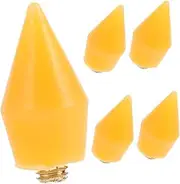 BELLIFFY 5pcs Rhinestone Picker Head Tips Wax Head Replacement for Nail Art Nail Gems Tool Wax Penator