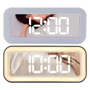 Digital Alarm Clock with Night Light LED Display Snooze USB Port for Bedroom