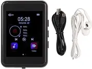 MP3 Player with Bluetooth, Portable Music Player with 2.4inch Full Touchscreen, Support 16‑128GB Memor Card Expansion, Lossless Sound MP3 Player with FM Radio, Speaker, Electric Book (Black)