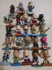 Collectible McDonalds 2022 Marvel Action Figures. 23 Total