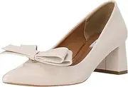 [EVOL] (イーボル) Evor IX5499 Women's Removable Ribbon Pointed Pumps, Ivory Enamel, 23.0 cm