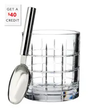 Waterford Cluin Short Stories Ice Bucket with Scoop with $40 Credit