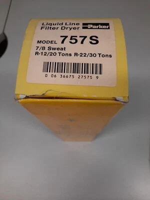 PARKER LIQUID LINE FILTER DRIER 7/8" SWEAT - 20-30 TONS - 757S - BR2