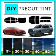 DIY PreCut Window Tint Kit Fits ANY Toyota 00-24 ANY Shades ANY Windows (for: Toyota)