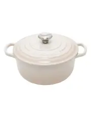 [Le Creuset] Signature Round Casserole 24cm in Meringue