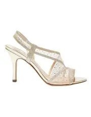 [NINA] Valeda Sandals In Platino Sora Glitter