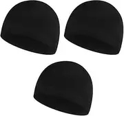 [Generic] 3Pcs Military Tactical Skull Cap Winter Warm Fleece Windproof Ski Beanie Hats, Suitable for Riding Bicycles, Running Outdoor Sports to Keep Warm, Winter Warm Fleece Windproof Ski Beanie Hat, 1
