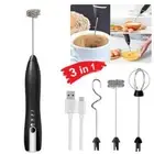 Electric Milk Coffee Foamer Frother Egg Beater Whisk Mixer Blender Kitchen Tool