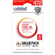 Calidad Epson 702 XL Value 4 Pack
