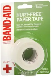 BAND-AID Hurt-Free Medical Paper Tape 1ct 1in by 10yds
