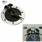 Fuel Gas Tank Cap Cover Lock w/keys For Kawasaki Ninja 250 250R EX250 1988-2007.