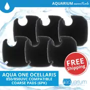 Aqua One Ocellaris 850/850 UVC Compatible Coarse Pad (6 pack)