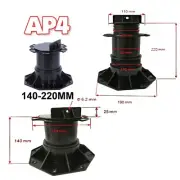 Temporary Pedestal Building deck on concrete Adjustable deck supports 140-220mm