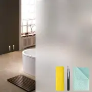 Frosted Glass Window Privacy Film with Free Installation Tools Static Cling B...