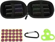 DECOMELODY 1Set Empty Roller Bottles for Essential Oils with Storage Bag Corrosion Resistant Convenient Travel for Perfume Application and Liquid Storage