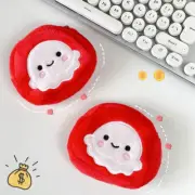 Marine Animal Octopus Coin Purse Cute Plush Pendant Lipstick Card Bag