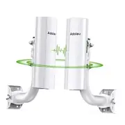 Gigabit Wireless Bridge with Mounts, Point to Point/Multipoint WiFi