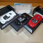 Bugatti Eb110 Racing White Red Black 3 Set Kyosho Fair Minicar