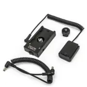Battery Power Supply Plate with 1/4" hot shoe+NP-FZ100 for DSLR Sony NP-F F970