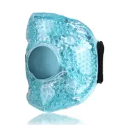 New Ice Pack For Knee Pain Relief Reusable Hot Cold Compress Pad Cooling Bead Gel Pack Wrist Knee Ankle Gel Pack Blue