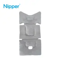 在飛比找momo購物網優惠-【Nipper】推車汽座兩用透氣墊(灰)