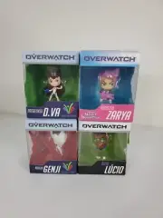 Lot Of 4 OVERWATCH Zarya D.VA Genji Lucio 3" Figure Blizzard New