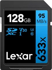 Lexar 32GB 64GB 128GB SD Card SDHC UHS-I Professional 633x Full HD Camera DSLR TF Memory Card