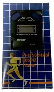 Professional Quartz Timer Stopwatch With Adjustable Lanyard Black & Blue New
