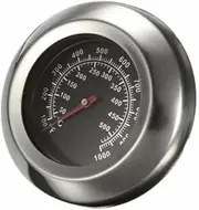 3" BBQ Gauge Thermometer Charcoal Grill Smoker Temperature Barbecue Fahrenheit and Heat Indicator Stainless Steel Temp Gauge
