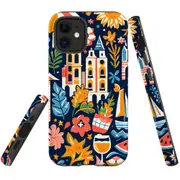 For iPhone 12 mini Tough Protective Cover, Summer Fun