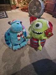 Disney's PIXAR Monsters Inc. Sully And Mike Christmas Door Greeter 24 Inches New