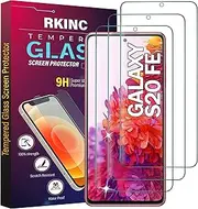 RKINC Screen Protector [3-Pack] for Samsung Galaxy S20 FE 4G 5G, Tempered Glass Film Screen Protector, 0.33mm [LifetimeWarranty][Anti-Scratch][Anti-Shatter][Bubble-Free]