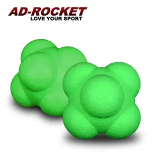 【AD-ROCKET】六角反應訓練球兩入組(八色任選)