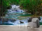 3D Forest River Wallpaper Wall Mural Removable Self-adhesive 102