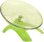 DECOMELODY Silent Hamster Wheel Low Noise Running Saucer for Hamsters and Gerbils Exercise Wheel for Pets Fun Activity Disc for Cage Enrichment