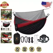Quick-Setup Hammock with Built-In Mosquito Netting - Perfect for Outdoors