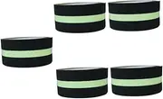 5pcs Non-slip Stickers for Bathroom Anti-slip Floor Tape Safety Tape for Stairs Glow-in-the-dark Rubber Material