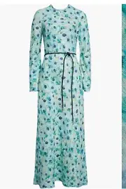 NWT Zimmermann Lightburst Floral Bias Cut Long Sleeve Linen Dress Size AU 2