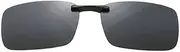 Polarized Unisex Clip on Sunglasses, Anti-UVA UVB Flip Up Sunglasses for Driving Fishing Cycling Holiday Sun Men Women