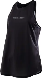 Troy Lee Designs Luxe Solid Ladies Bicycle Tank Top, black, Size M for Women