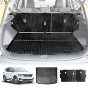 Boot Liner Back Seat Protector Combo for Kia Seltos 2022-2025 Heavy Duty Car Kick Mats Cover Cargo Trunk Mat