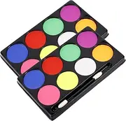 8 Colors Face Body Paint Boys and Girls Oil-based Makeup Kit Easy Application Face Painting Set Stage Makeup Palette for Halloween Parties
