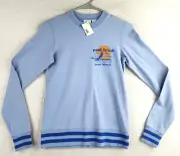 Paul Frank Is Your Friend Logo Juniors Blue Lightweight Sweatshirt Size Small