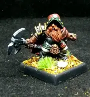 Reaper Miniatures Dwarven Pathfinder Grunt #14460 Painted