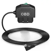 Dash Cam OBD Hardwire Kit,Dash Camera USB Type C Hardwire Kit with OBD Power Cable for Dashcam 12-2 Black