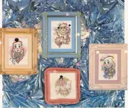 Cross Stitch Needlework Pattern Book (7) French Pantomimes Street Art Collection